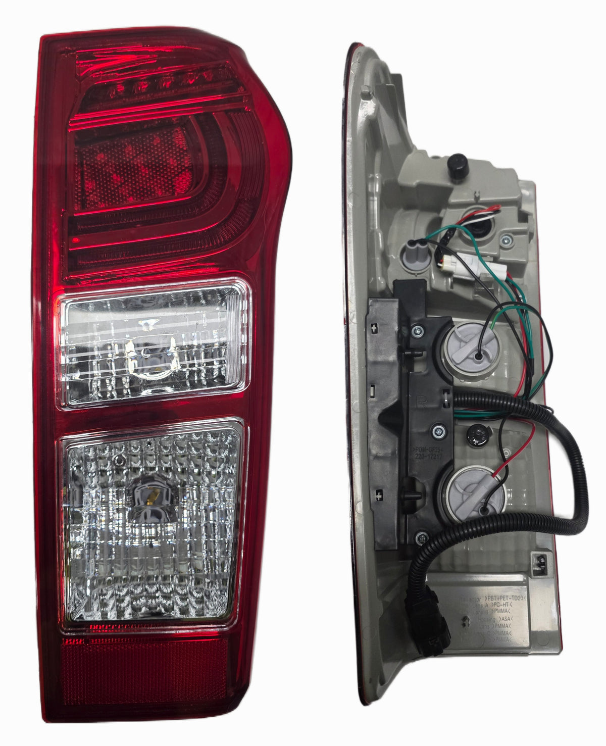 T/LAMP SUITABLE FOR ISU DMAX 2014 on (LED 4 Bulb Type) RH (Light Red L ...