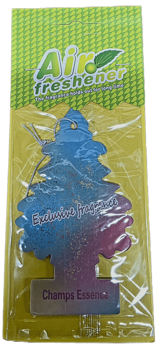 AIR FRESHENER, HANGING TREE, CHAMPS ESSENCE FRAGRANCE