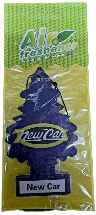 AIR FRESHENER, HANGING TREE, NEW CAR FRAGRANCE