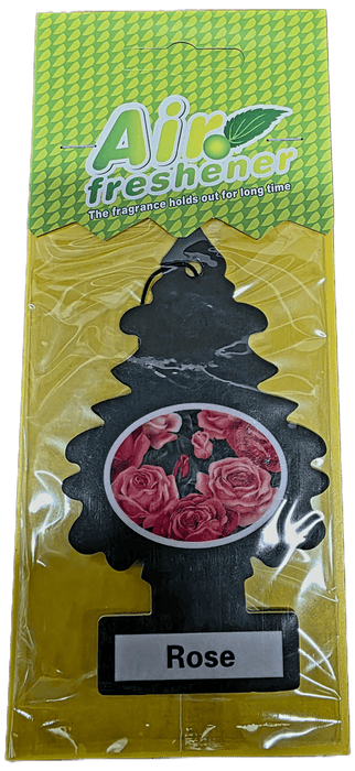 AIR FRESHENER, HANGING TREE, ROSE FRAGRANCE