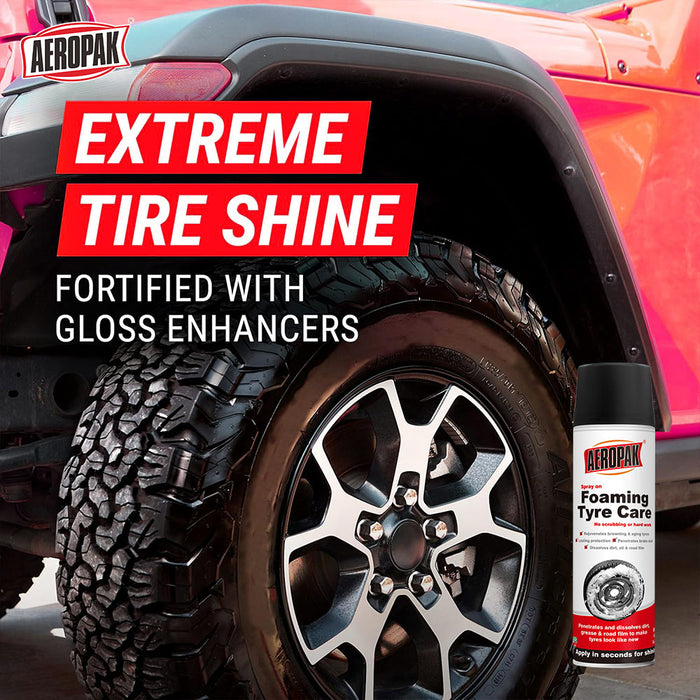 AEROPAK FOAMING TYRE CARE 500ml