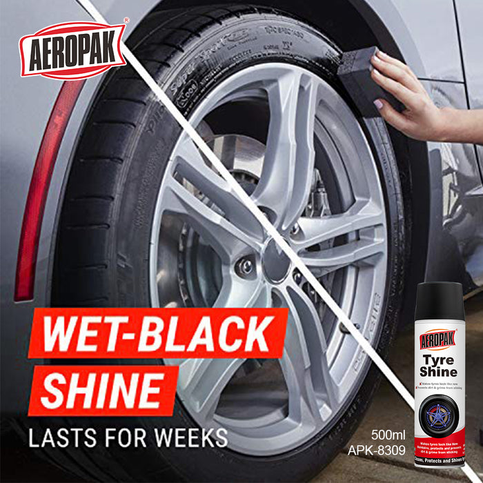AEROPAK TYRE SHINE 500ml