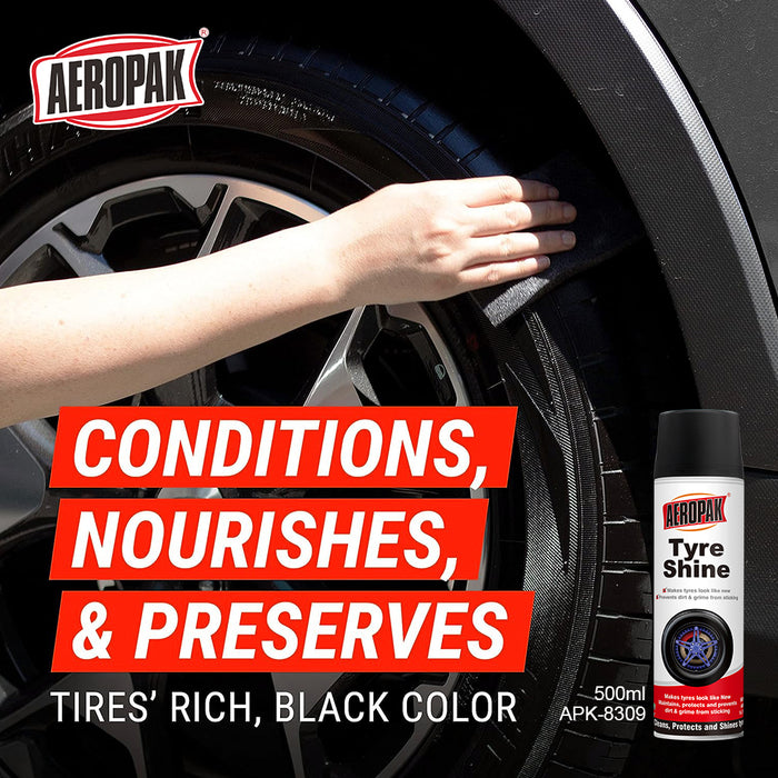 AEROPAK TYRE SHINE 500ml