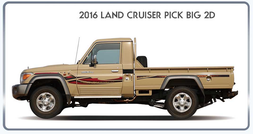 DECAL KIT SUITABLE FOR TOY L/CRUISER HZJ79 2D S/CAB UTE (2016 Style Decal)