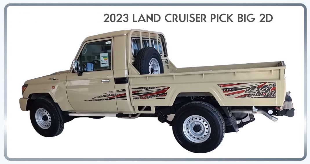 DECAL KIT SUITABLE FOR TOY L/CRUISER HZJ79 2D S/CAB UTE ("4x4" Style Decal)