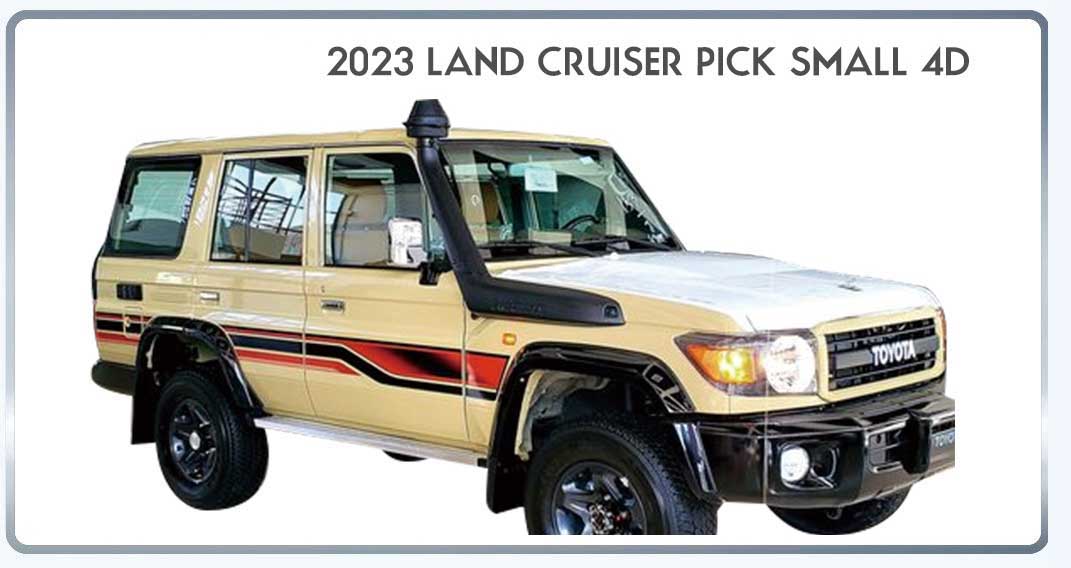 DECAL KIT SUITABLE FOR TOY L/CRUISER HZJ76 4D WAGON (2023 Style Decal)