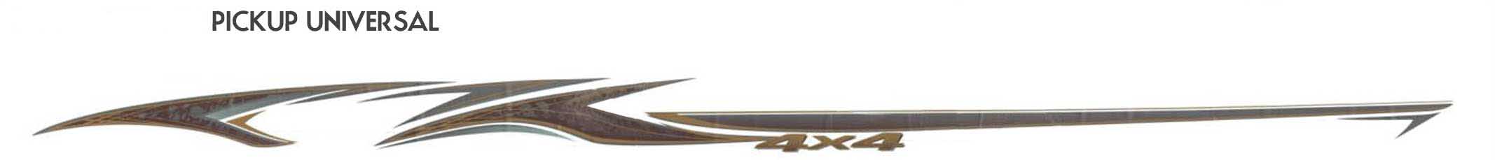 DECAL KIT SUITABLE FOR UNIVERSAL UTE APPLICATIONS ("4x4" Style Decal)