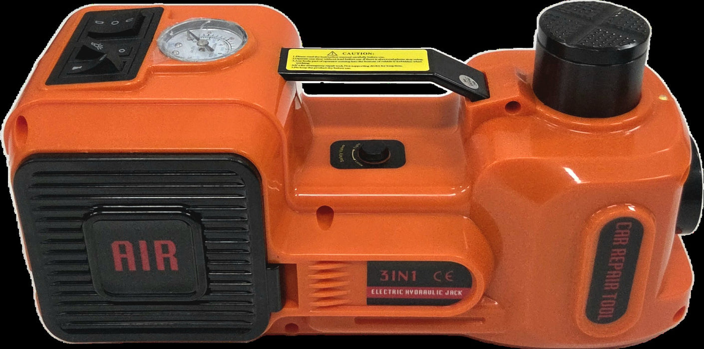 ELECTRIC HYD FLOOR JACK 5 TONNE 12V WITH INFLATOR AND TORCH