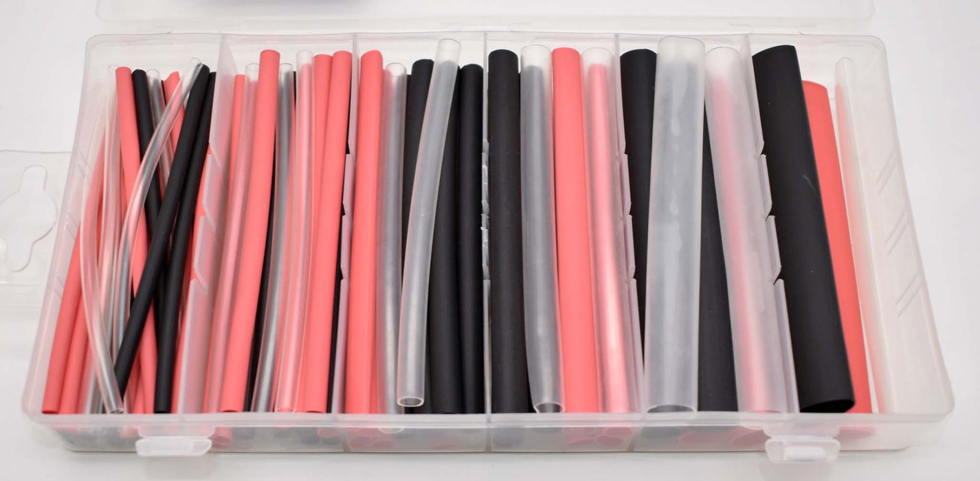 HEAT SHRINK DUAL WALL COLOUR 87PCS ASST