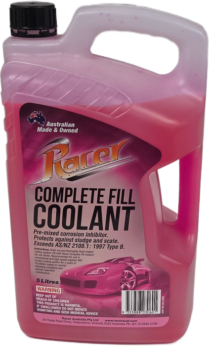 COOLANT PREMIX 5L PINK RACER