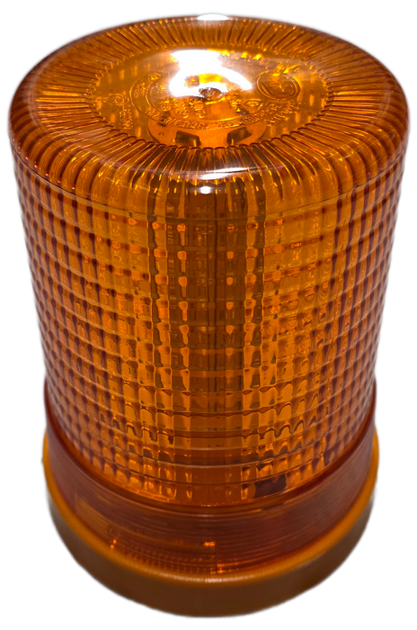LED REVOLVING LAMP AMBER 210mm H, 12-30V