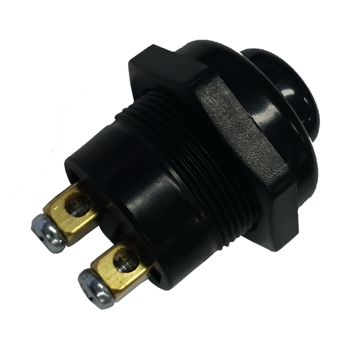 PUSH BUTTON SWITCH MOMENTARY ON (BLACK)