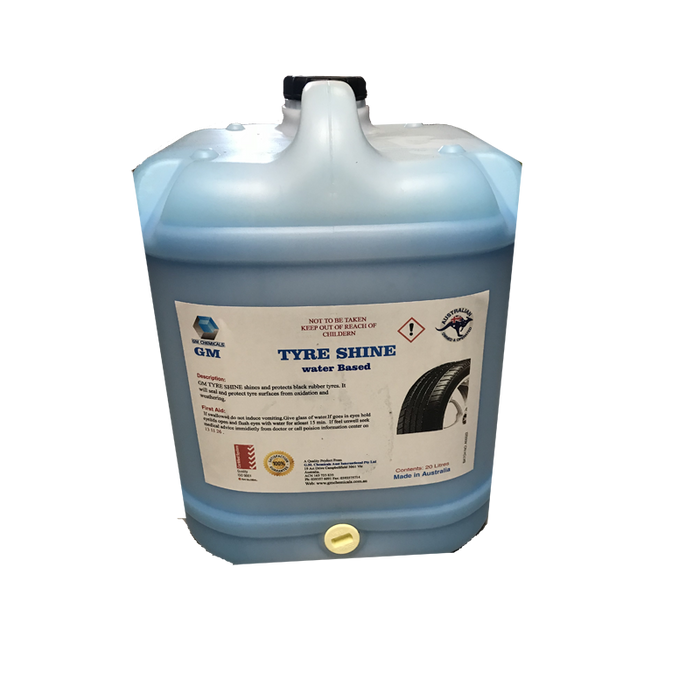 TYRE SHINE CREAME WATER BASED (BLUE)